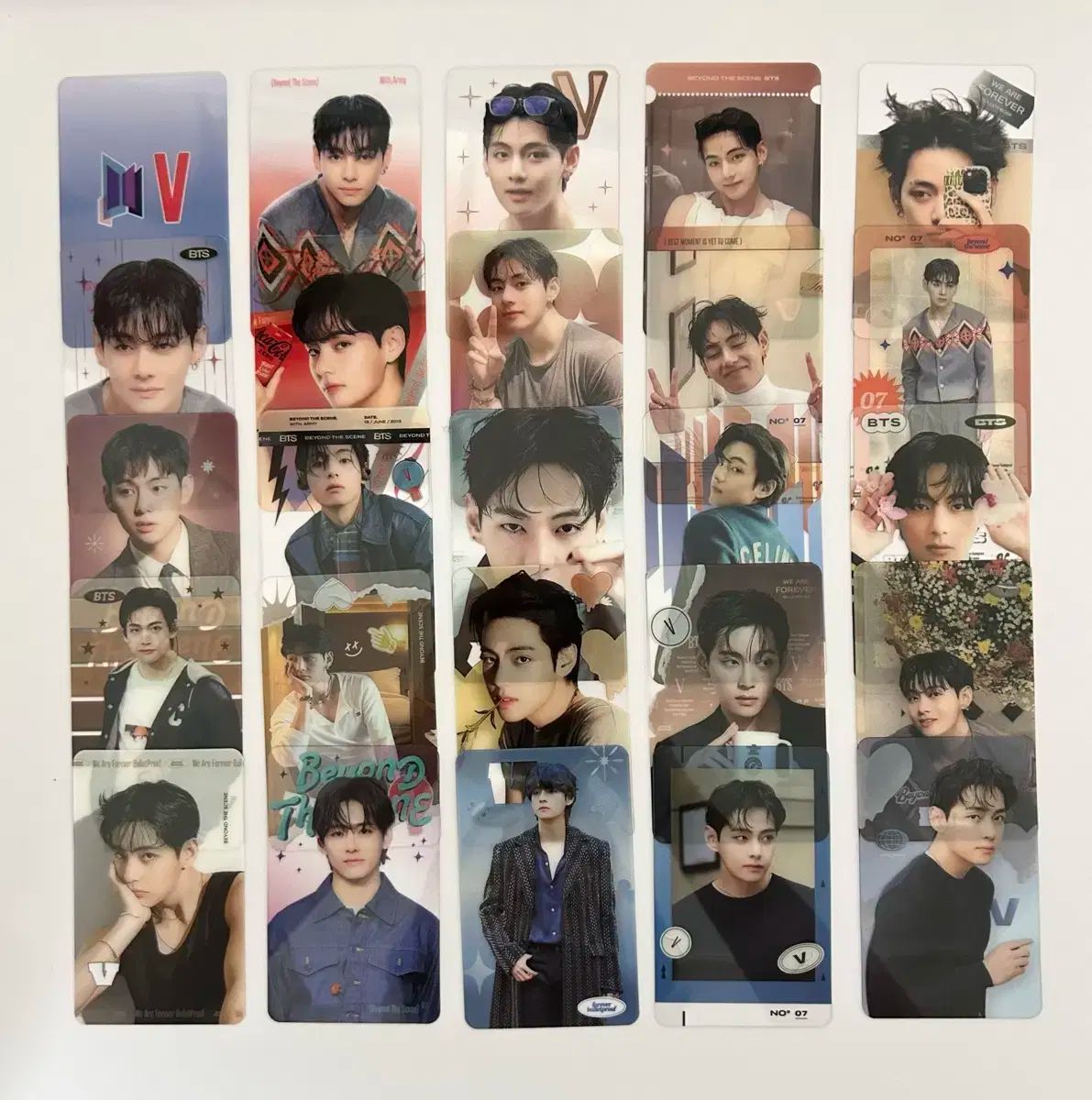 BTS V（ヴィ・テヒョン・テテ）クリア アクリル トレカ 25枚 非公式