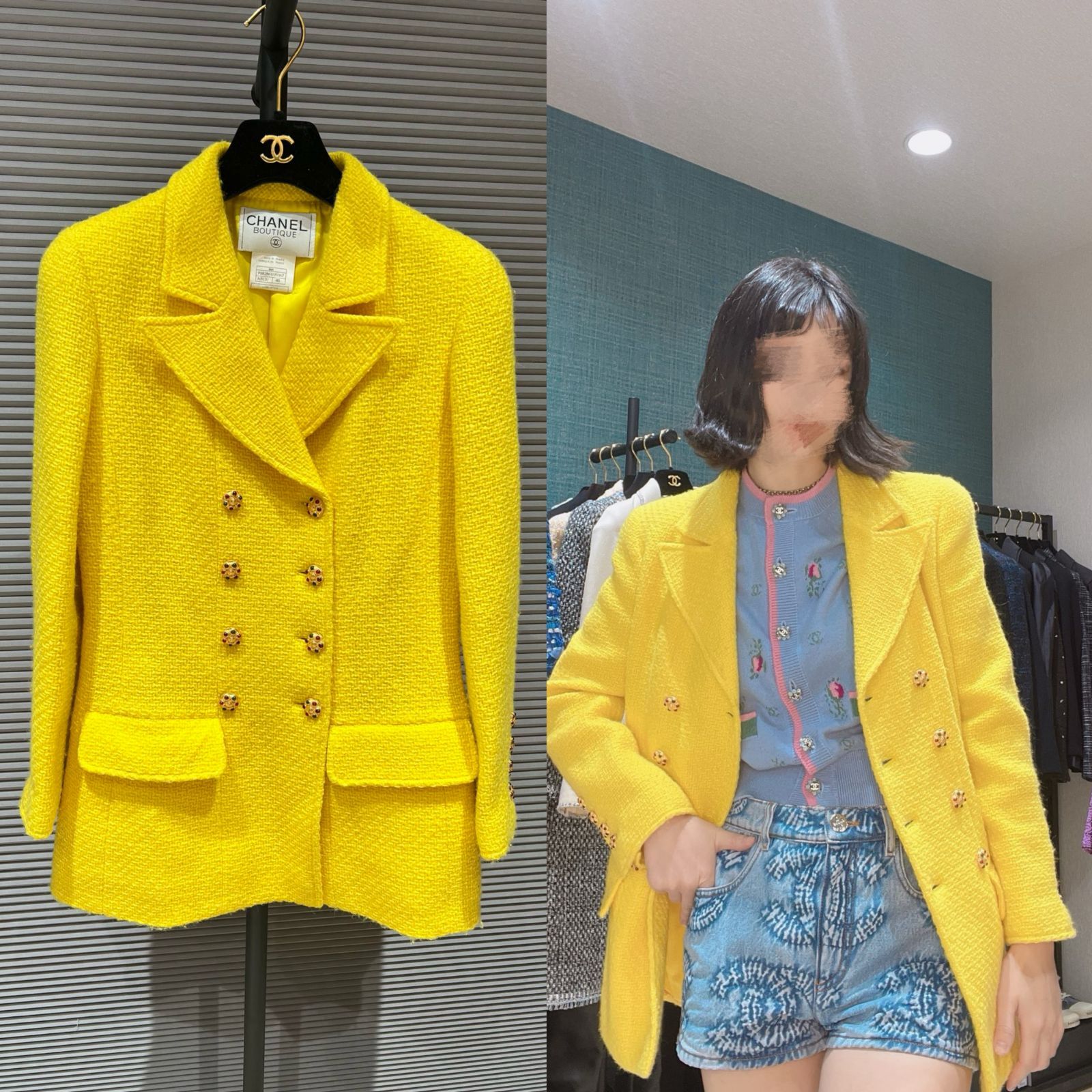 CHANEL 96A P08286V05067 JACKET シャネルジャケット 40 正規品