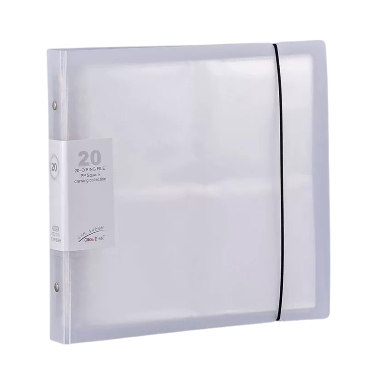 RYUBOF ミニ色紙ファイル 大容量 50枚 収納ケース ミニ色紙ホルダー