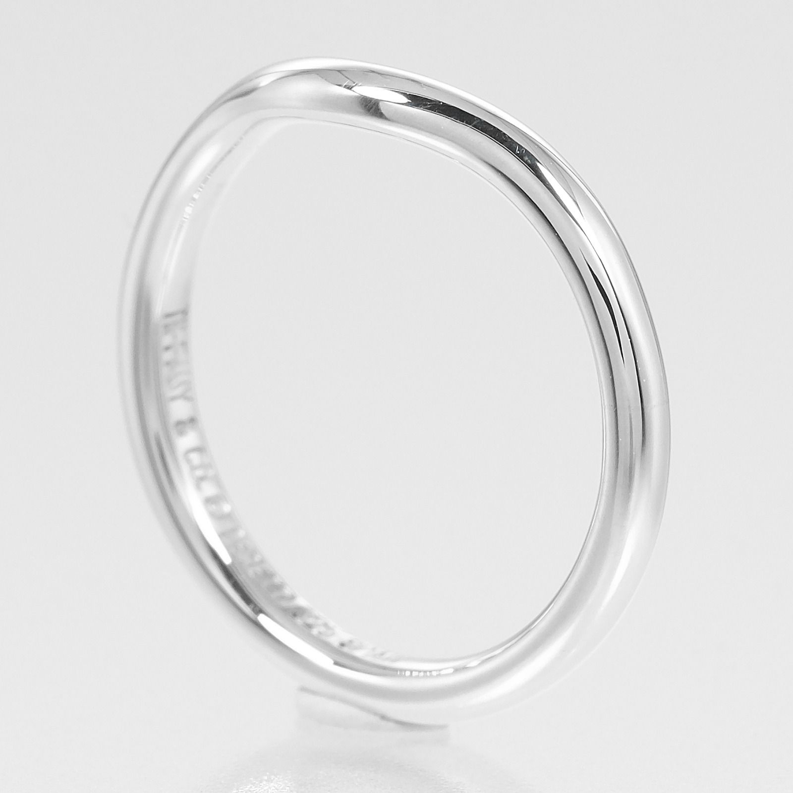 TIFFANY&Co.】ティファニー カーブドバンド シルバー925 6号