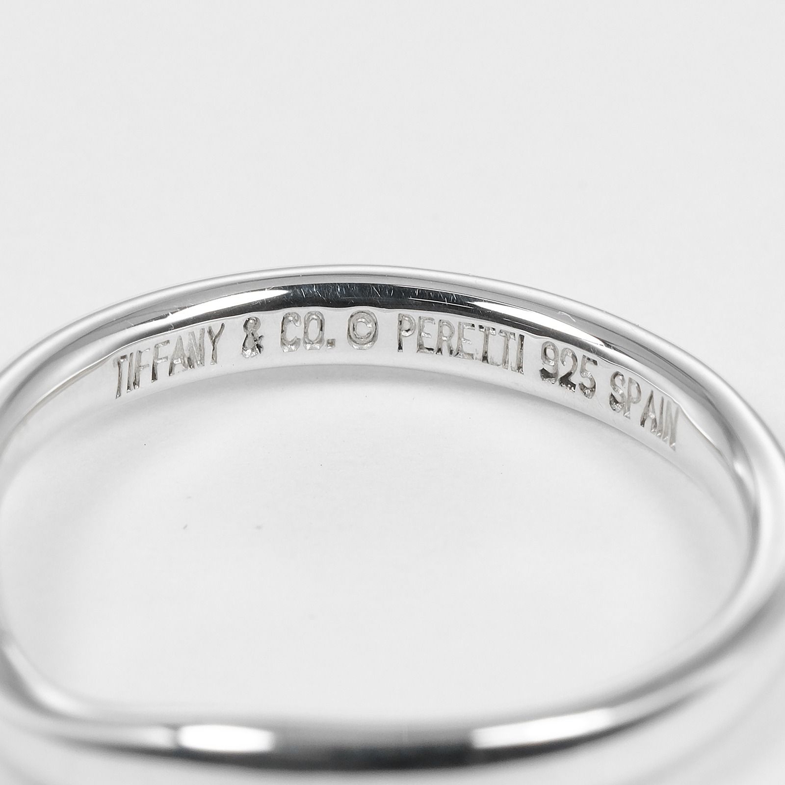 ティファニー カーブド バンド リング シルバー 925　6号 TIFFANY&Co.】ティファニー カーブドバンド シルバー925 6号