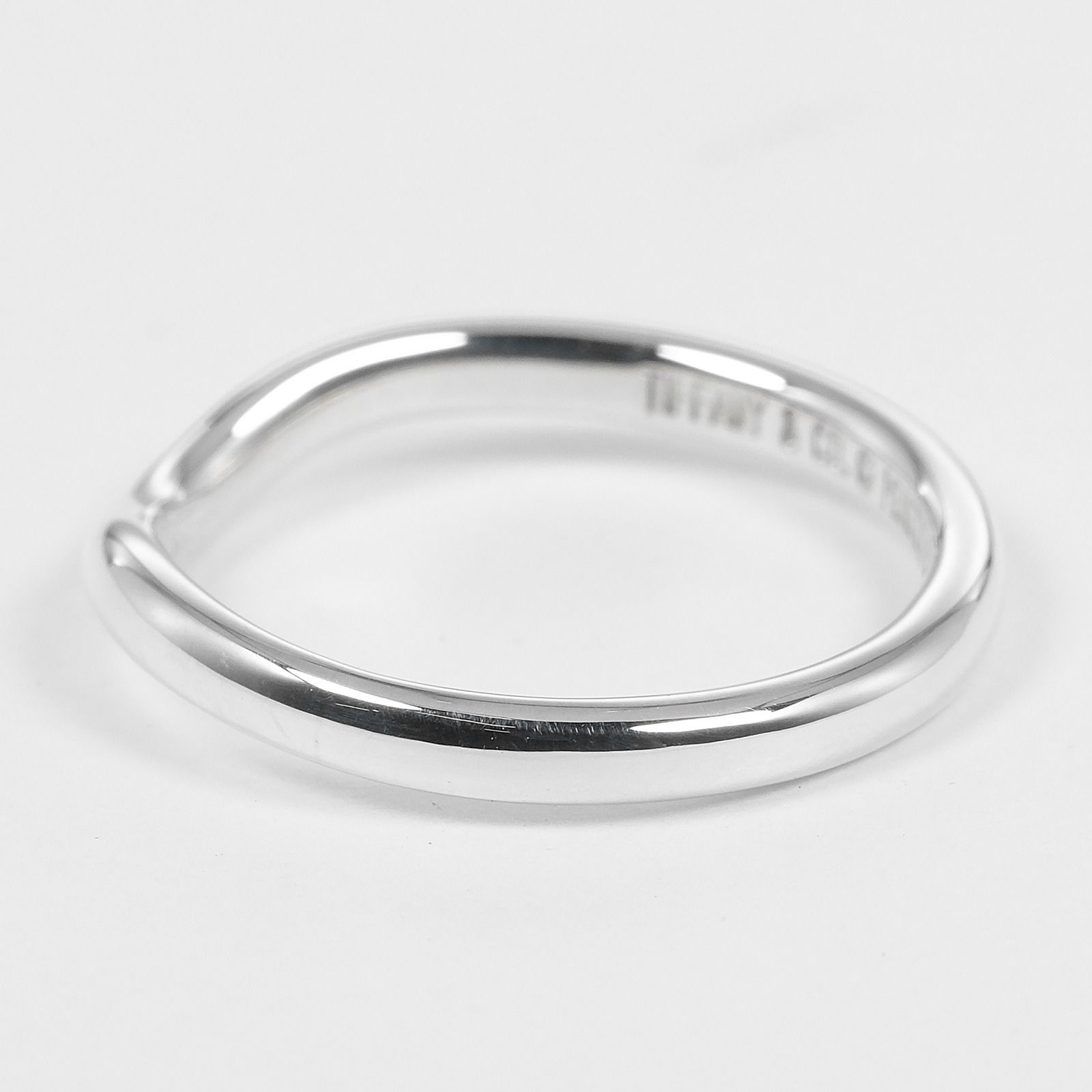 TIFFANY&Co.】ティファニー カーブドバンド シルバー925 6号