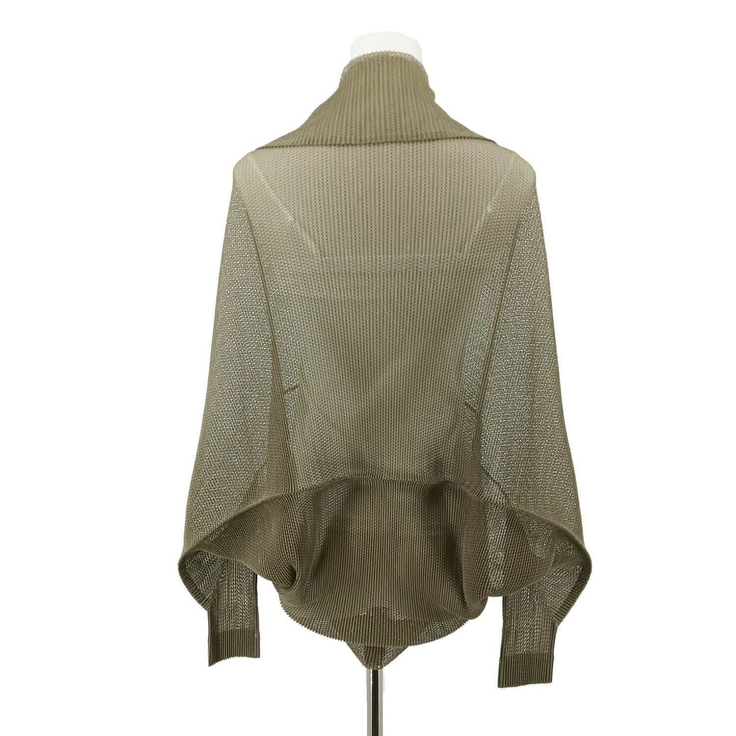 ISSEY MIYAKE イッセイミヤケ プリーツプリーズ カーキ 無地