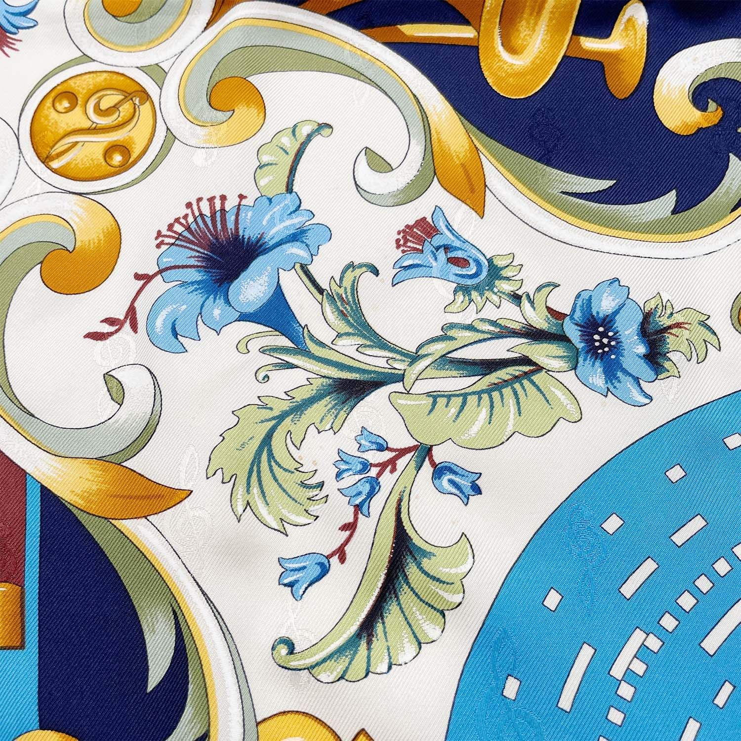 HERMES エルメス カレ90 パイプオルガンと機械仕掛けの楽器 スカーフ