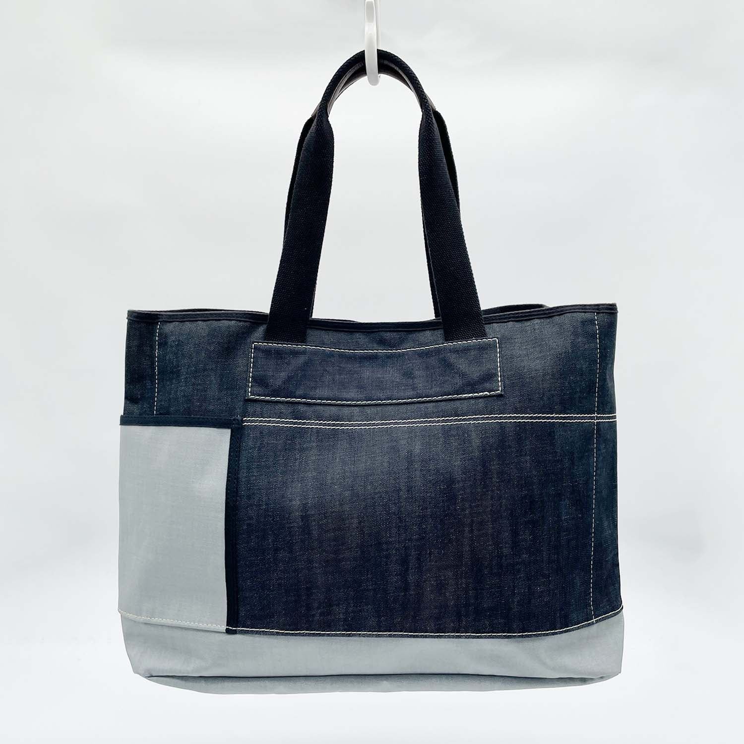 DIESEL ディーゼル トートバッグ ロゴ デニム 大容量 - メルカリ