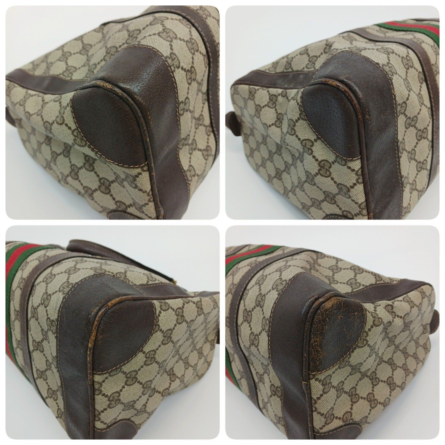 GUCCI グッチ オールド シェリーライン GGスプリーム ミニボストン