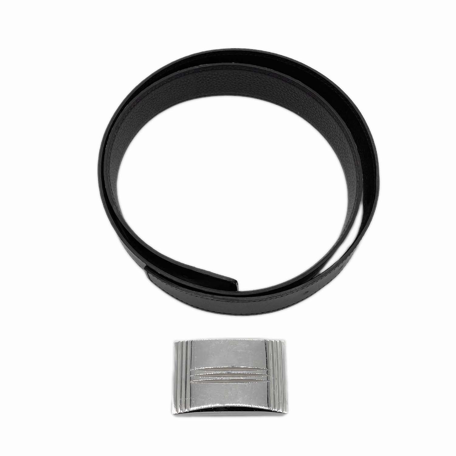 HERMES カデナバックルレザーベルト HERMES エルメス ベルト 85cm カデナバックル レザー 2013年製