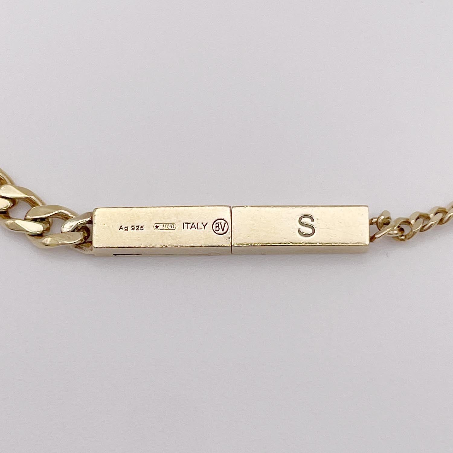 BOTTEGA VENETA チェーンブレスレット BOTTEGA VENETA ボッテガヴェネタ Ag925 8コマ チェーン ブレスレット