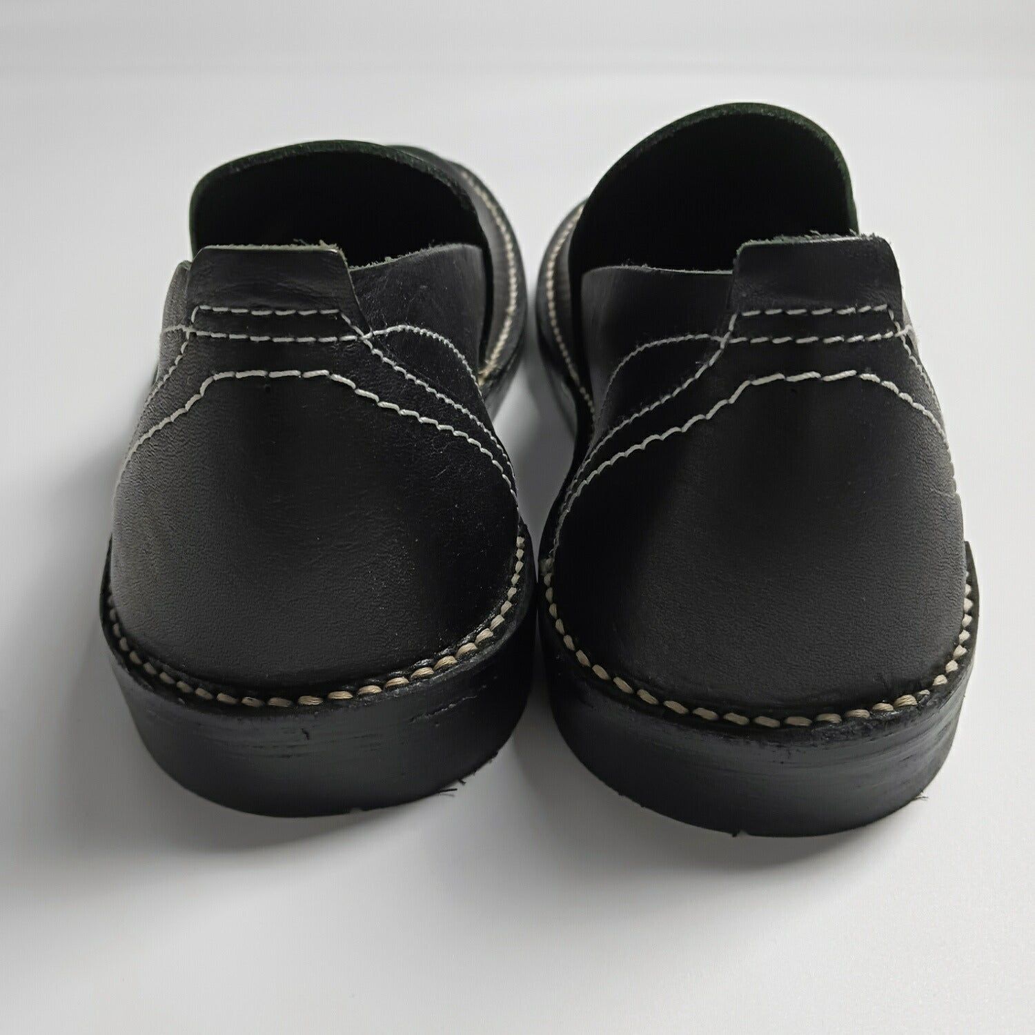 COMME des GARCONS オム レザー スリッポン フラットシューズ 26cm