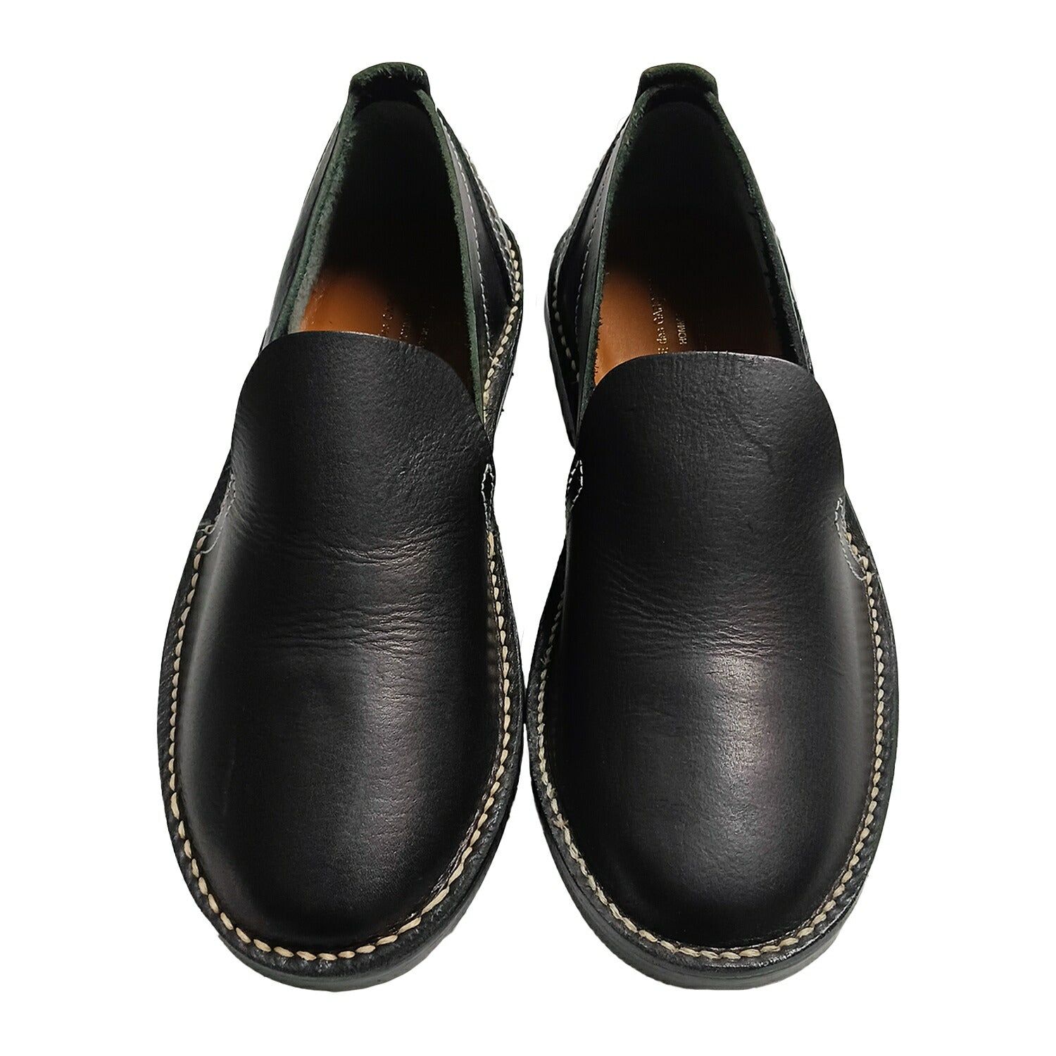 COMME des GARCONS オム レザー スリッポン フラットシューズ 26cm