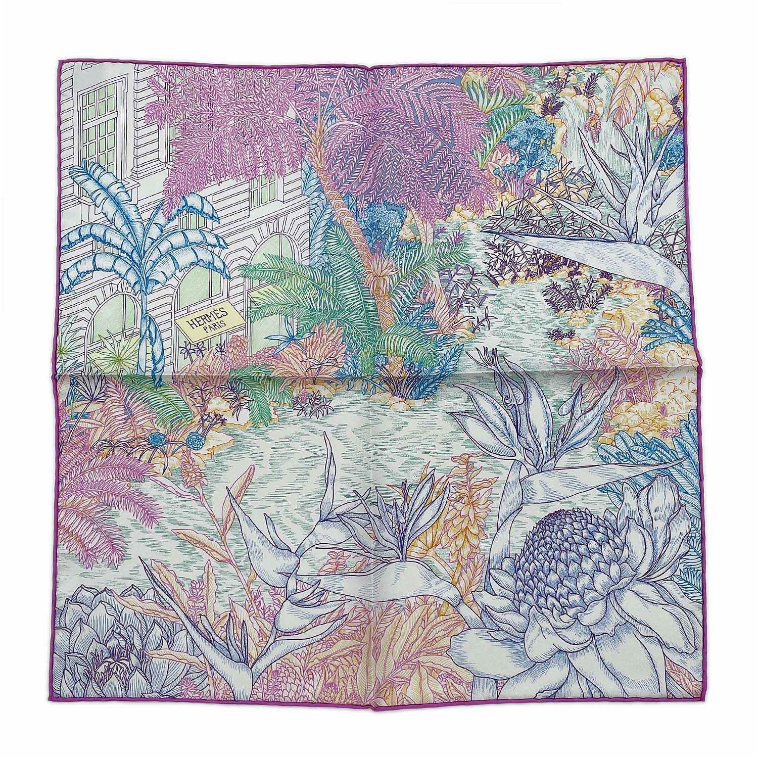 HERMES エルメス ガヴロッシュ42cm フォーブルトロピカルデタイユ