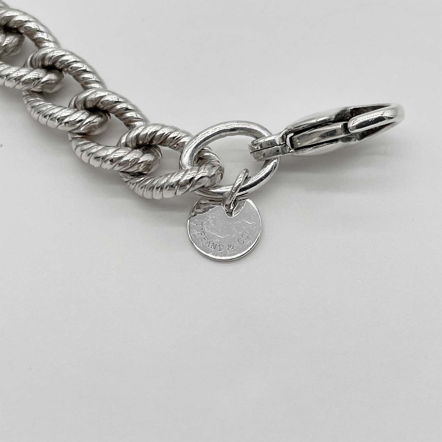 Tiffany&Co. ティファニー 17cm ツイストロープ ブレスレット