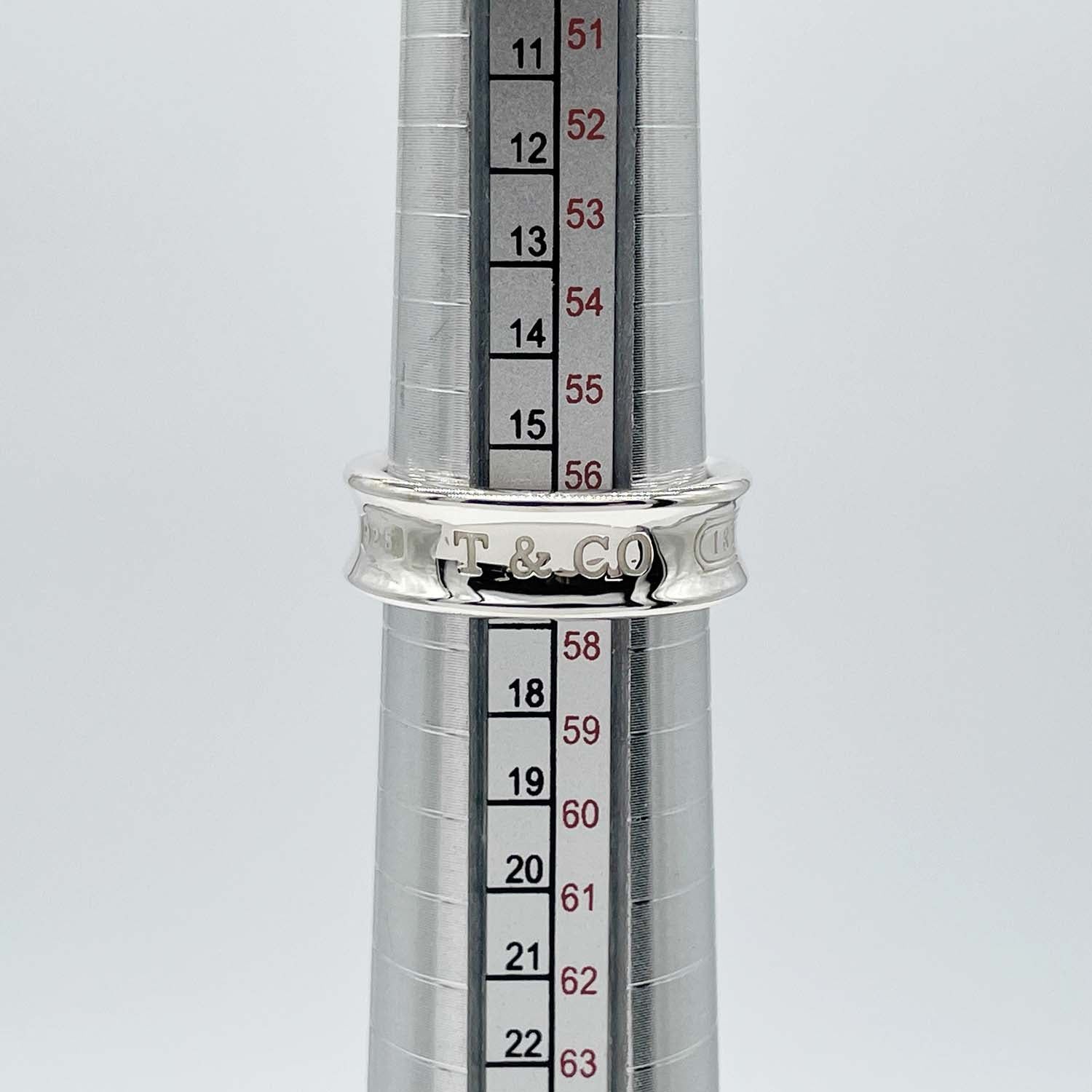 新品仕上 16号 ティファニー SV925 1837 リング 極美品 ◇ TIFFANY&Co