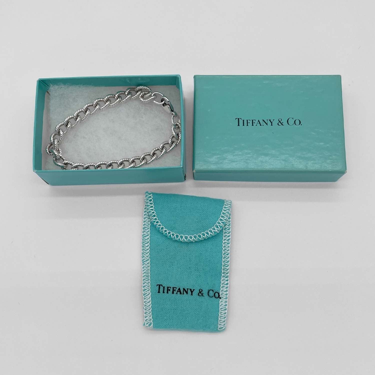 Tiffany&Co. ティファニー 17cm ツイストロープ ブレスレット