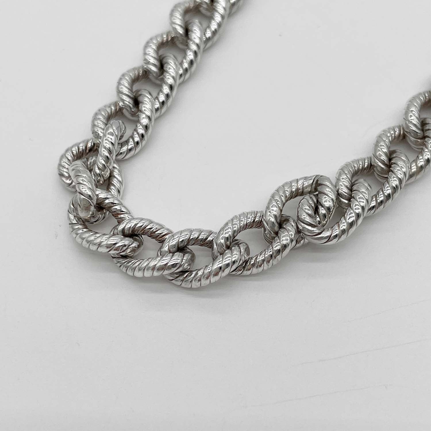 Tiffany&Co. ティファニー 17cm ツイストロープ ブレスレット