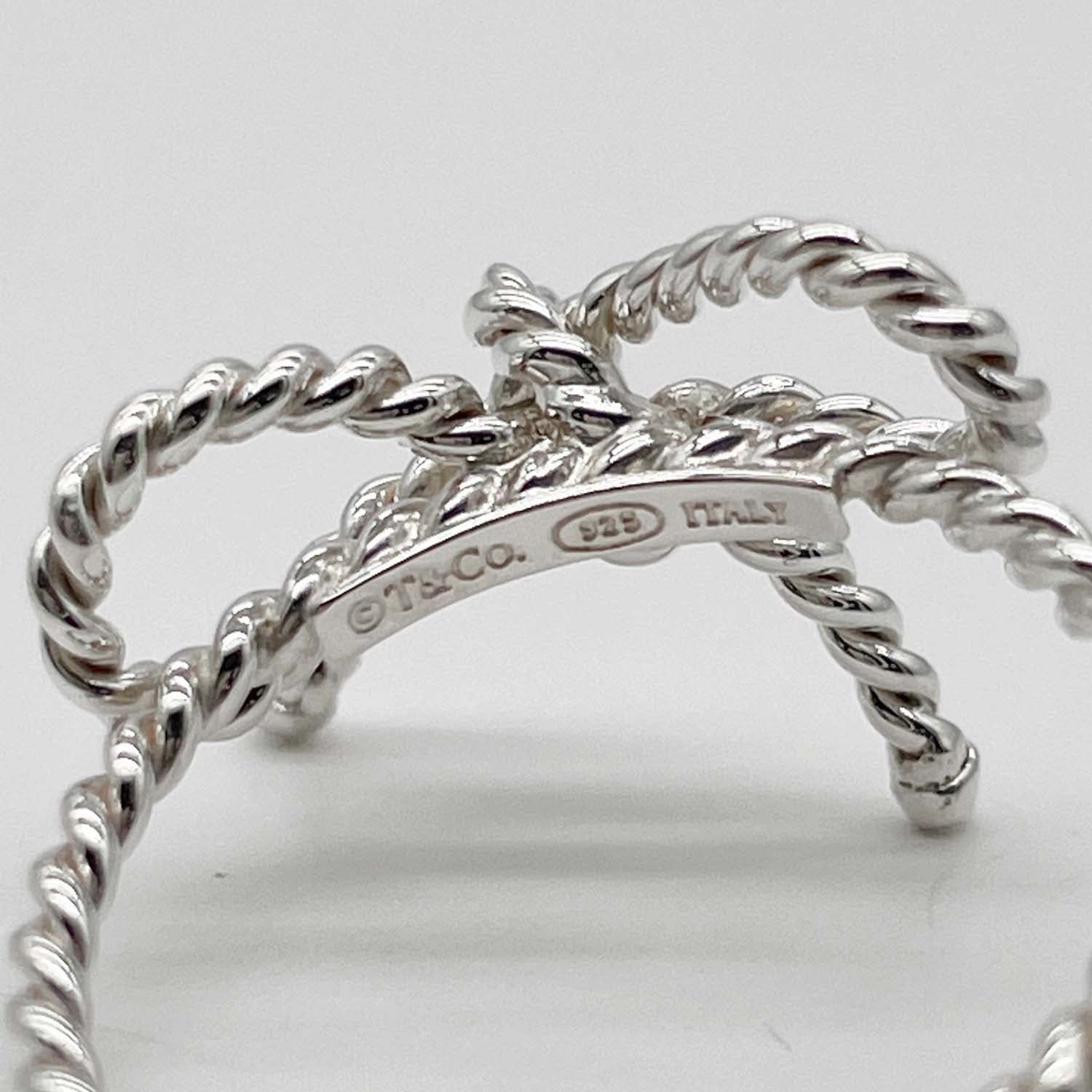 Tiffany&Co. ティファニー 10.5号 ツイストリボン リング 指輪 ロープ