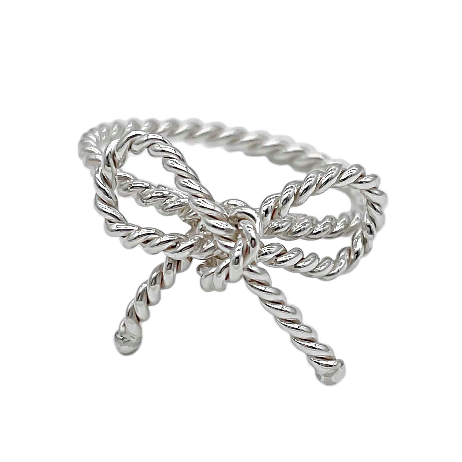 Tiffany&Co. ティファニー 10.5号 ツイストリボン リング 指輪 ロープ