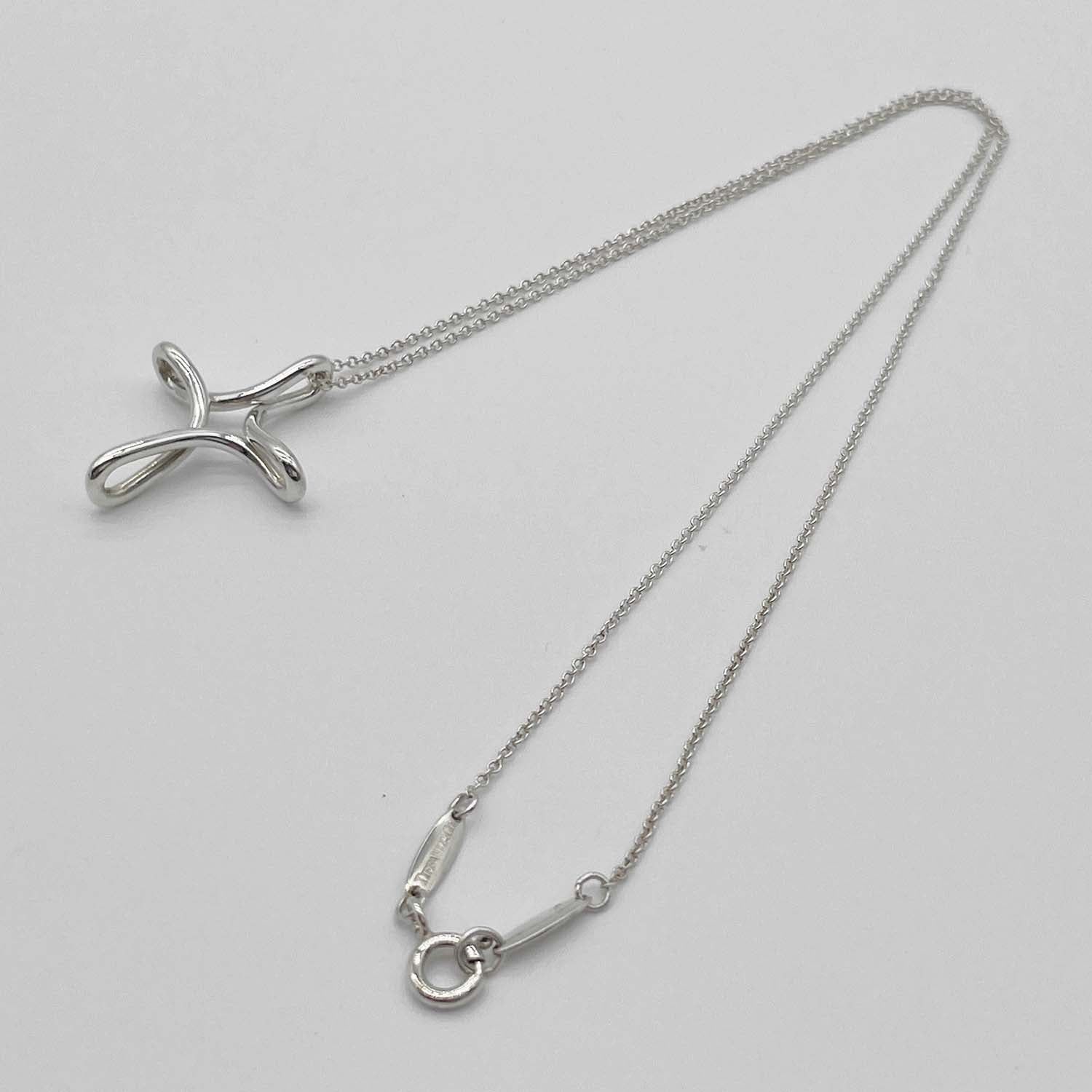 Tiffany&Co. ティファニー インフィニティクロス ネックレス エルサ