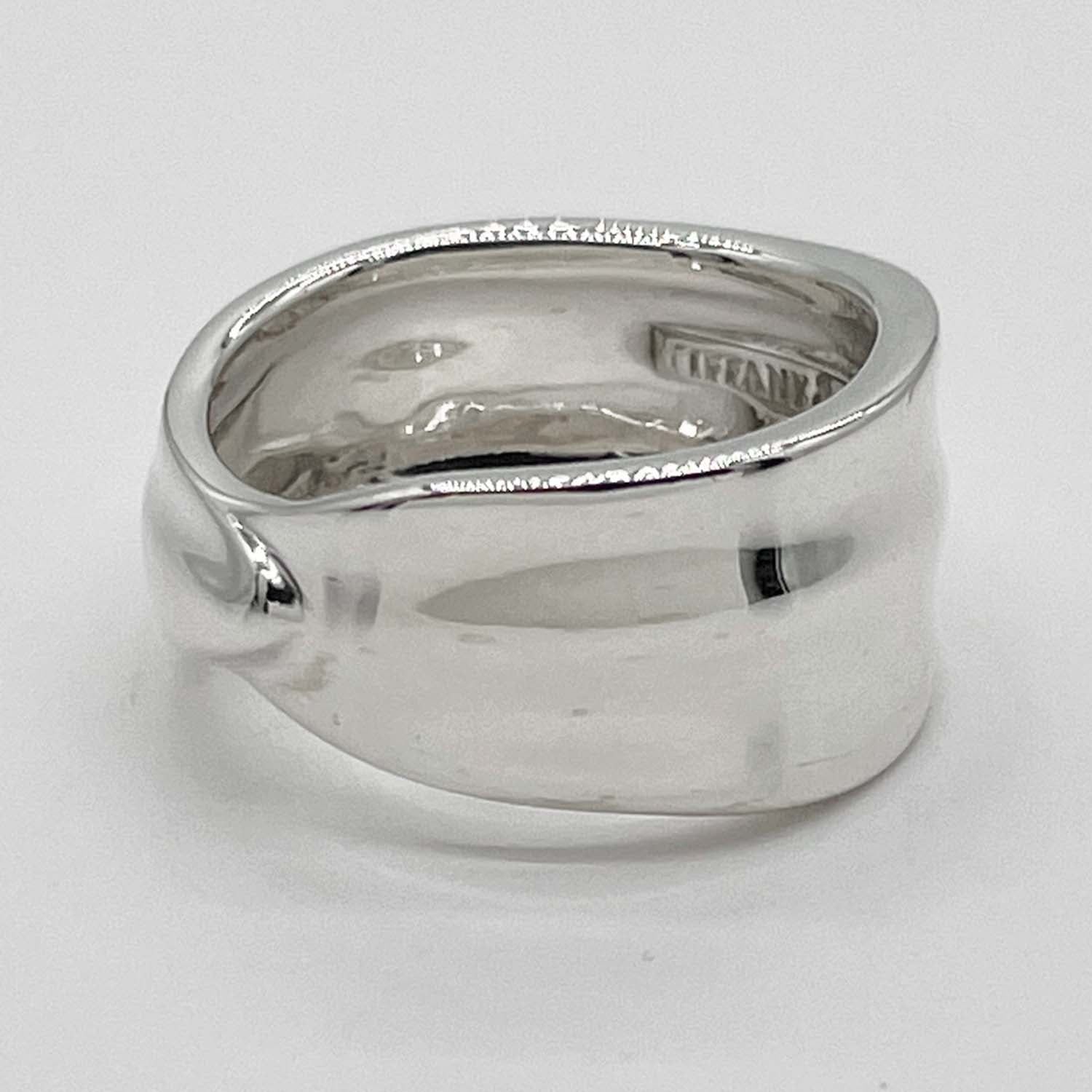 美品 TIFFANY ティファニー SV925 オリーブリーフ バイパス リング Tiffany&Co. ティファニー 12号 リーフ リング 指輪 有機的 SV925 新品