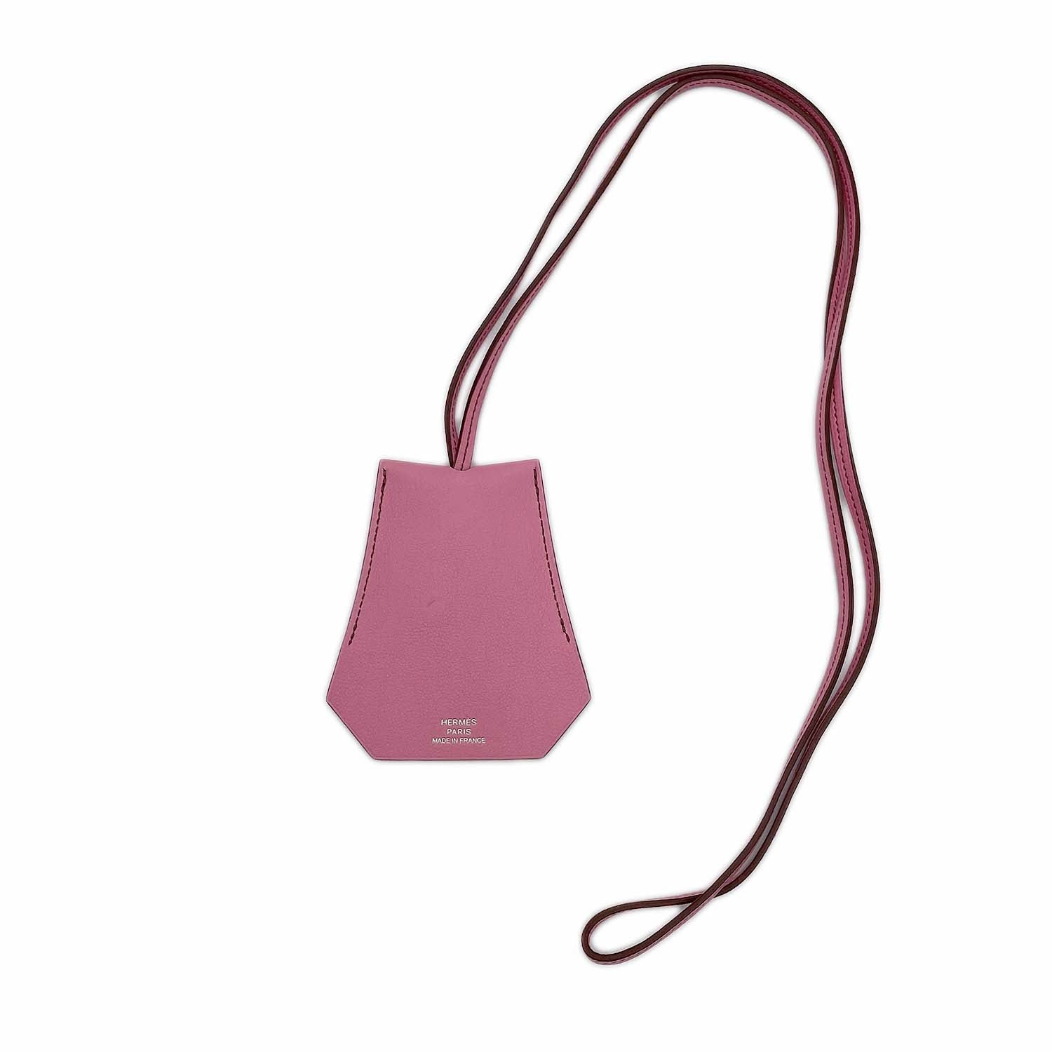 HERMES エルメス クロシェットネックレス ペンダント 2011年製 レザー