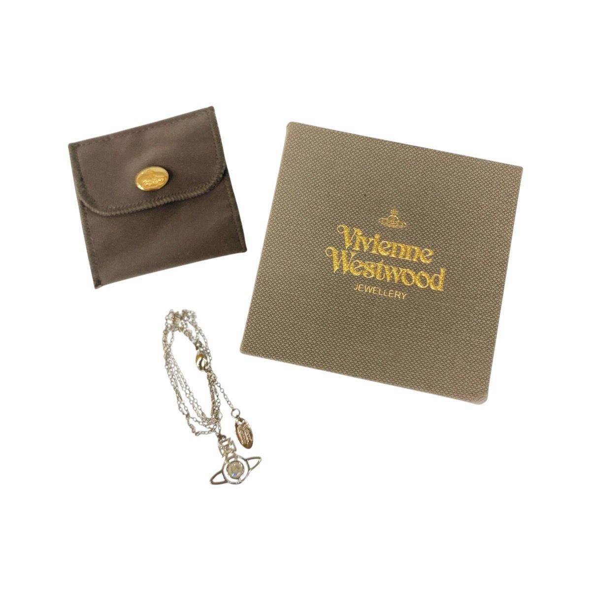 美品 Vivienne Westwood ヴィヴィアンウエストウッド オーブ シルバー 