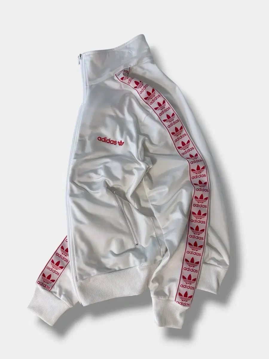アディダス 90s ルーズフィット サイドライン 白 トラック ジャージ
