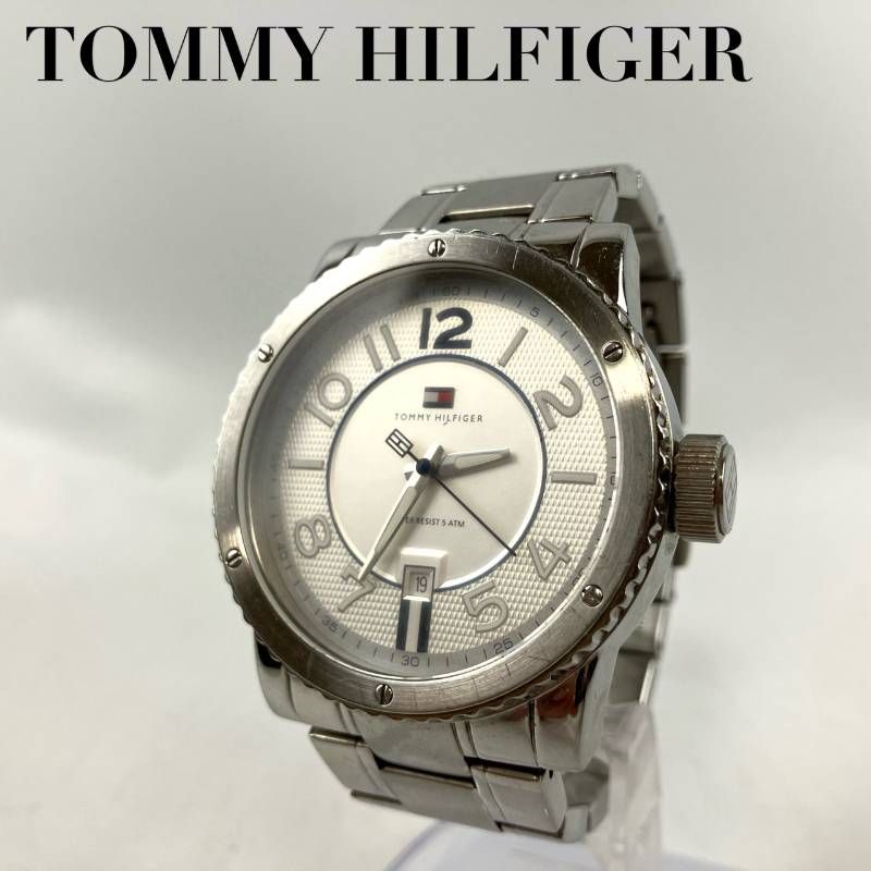 稼働品 電池新品交換済み TOMMY HILFIGER トミーヒルフィガー 腕時計 