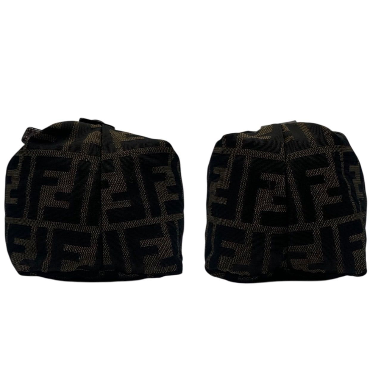 良品✨FENDI フェンディ アクセサリーポーチ 化粧ポーチ ズッカ柄 FF柄