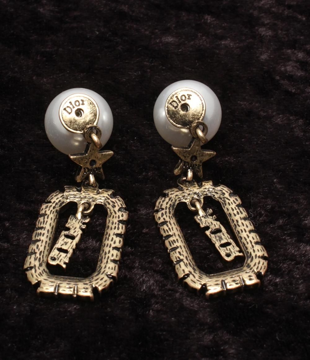 クリスチャンディオール ピアス JADIOR フェイクパール レディース