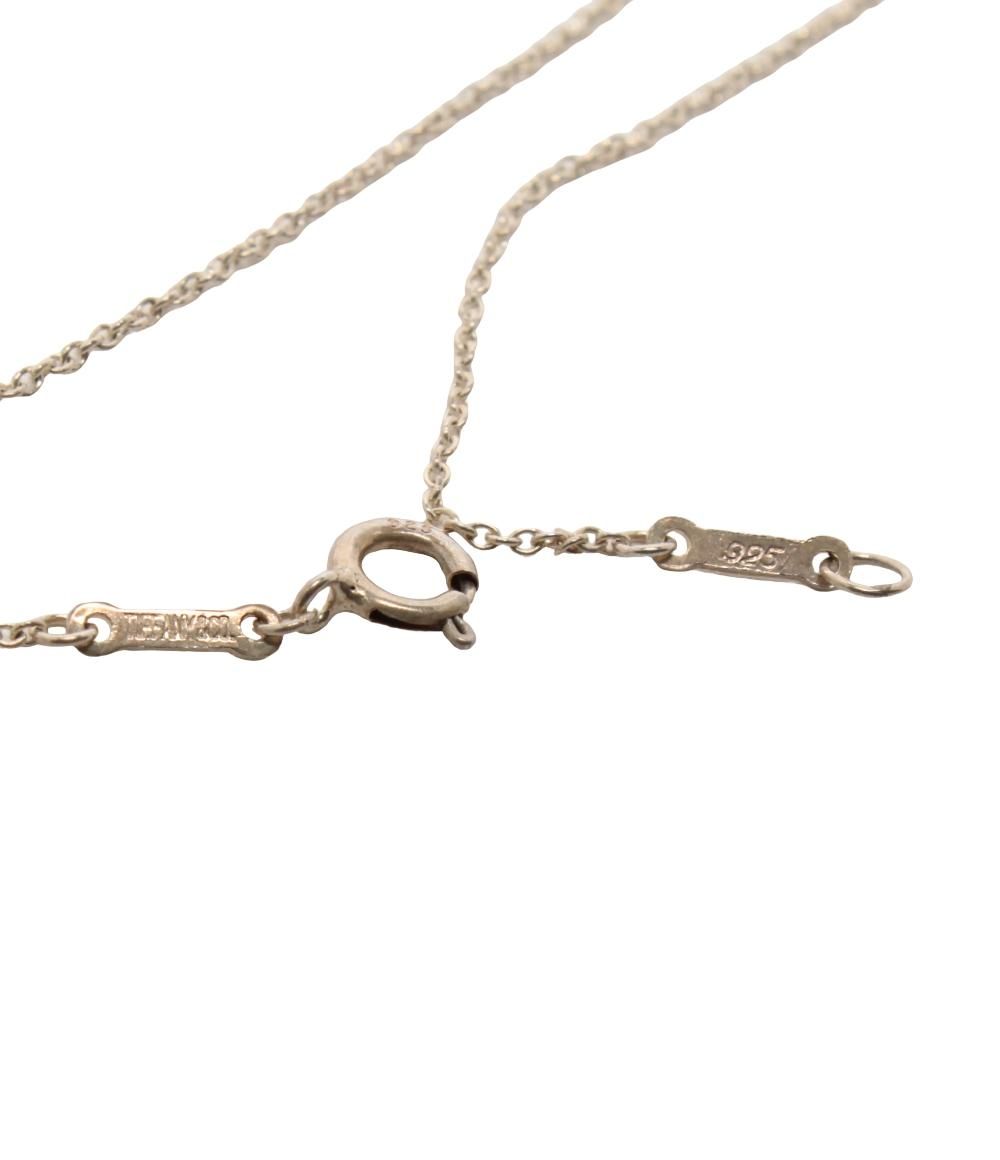 ティファニー ネックレス SV925 ダブルティアドロップ エルサ