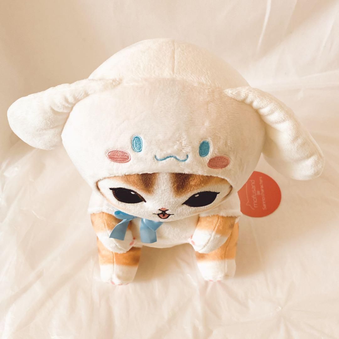 モフサンド シナモロール サンリオコラボ タグ付きぬいぐるみ 猫 サメ