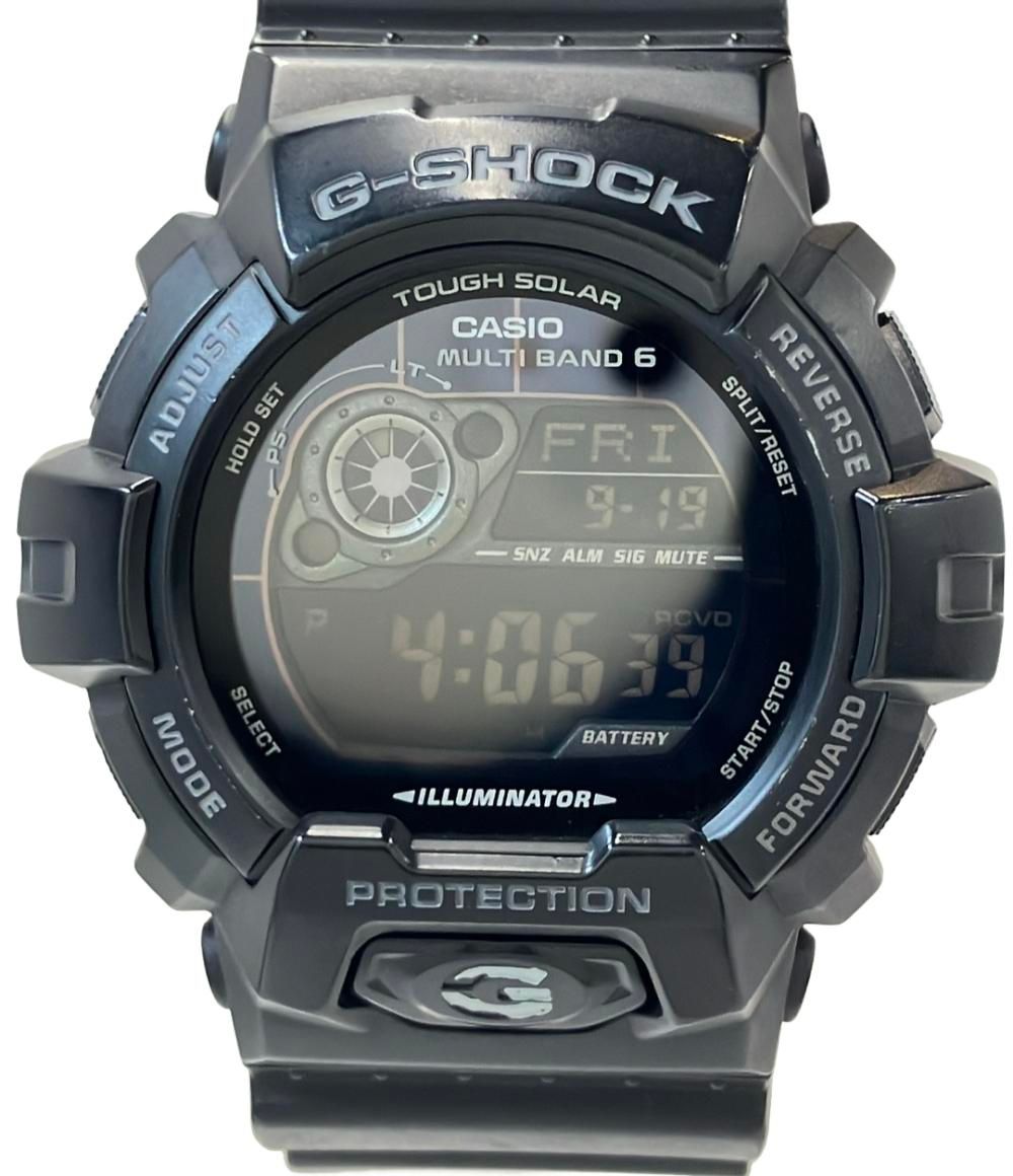 極美品G-SHOCK GW-B5600AR 電波ソーラー ブラック レッド ② カシオ