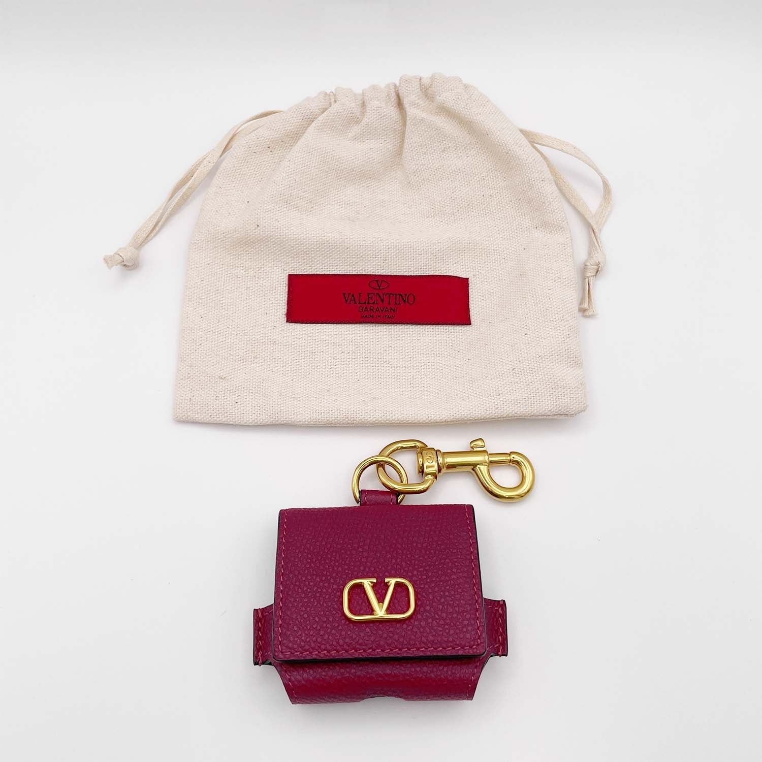 Valentino Garavani ヴァレンティノ AirPods ケース キーホルダー 小物