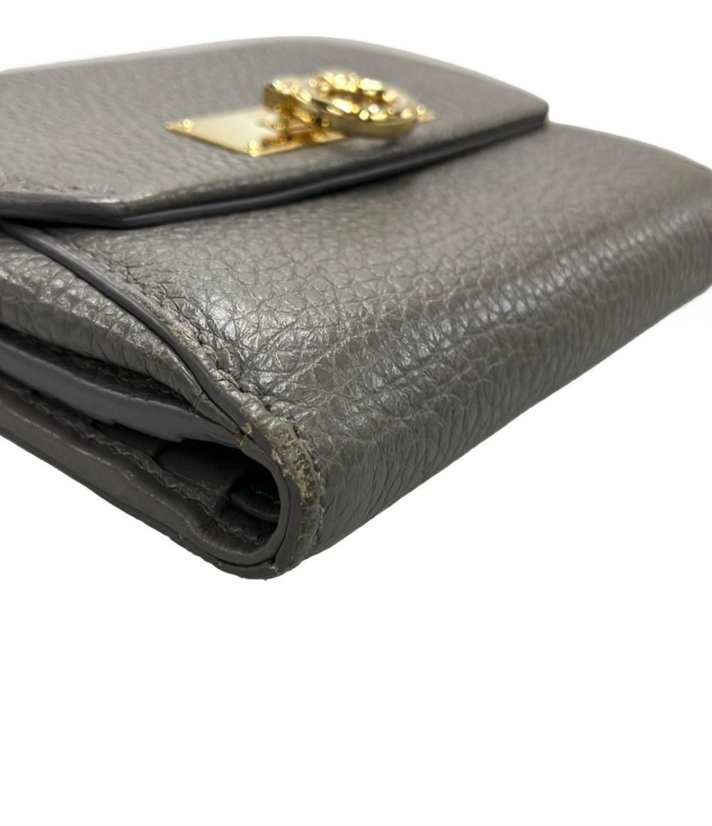 美品 サルヴァトーレフェラガモ ガンチーニ バイカラー 二つ折り財布 JL-22 C270 レザー レディース Salvatore Ferragamo 【1-0256892】 サルヴァトーレフェラガモ 二つ折り財布 レザー ガンチーニ JL-22 C268