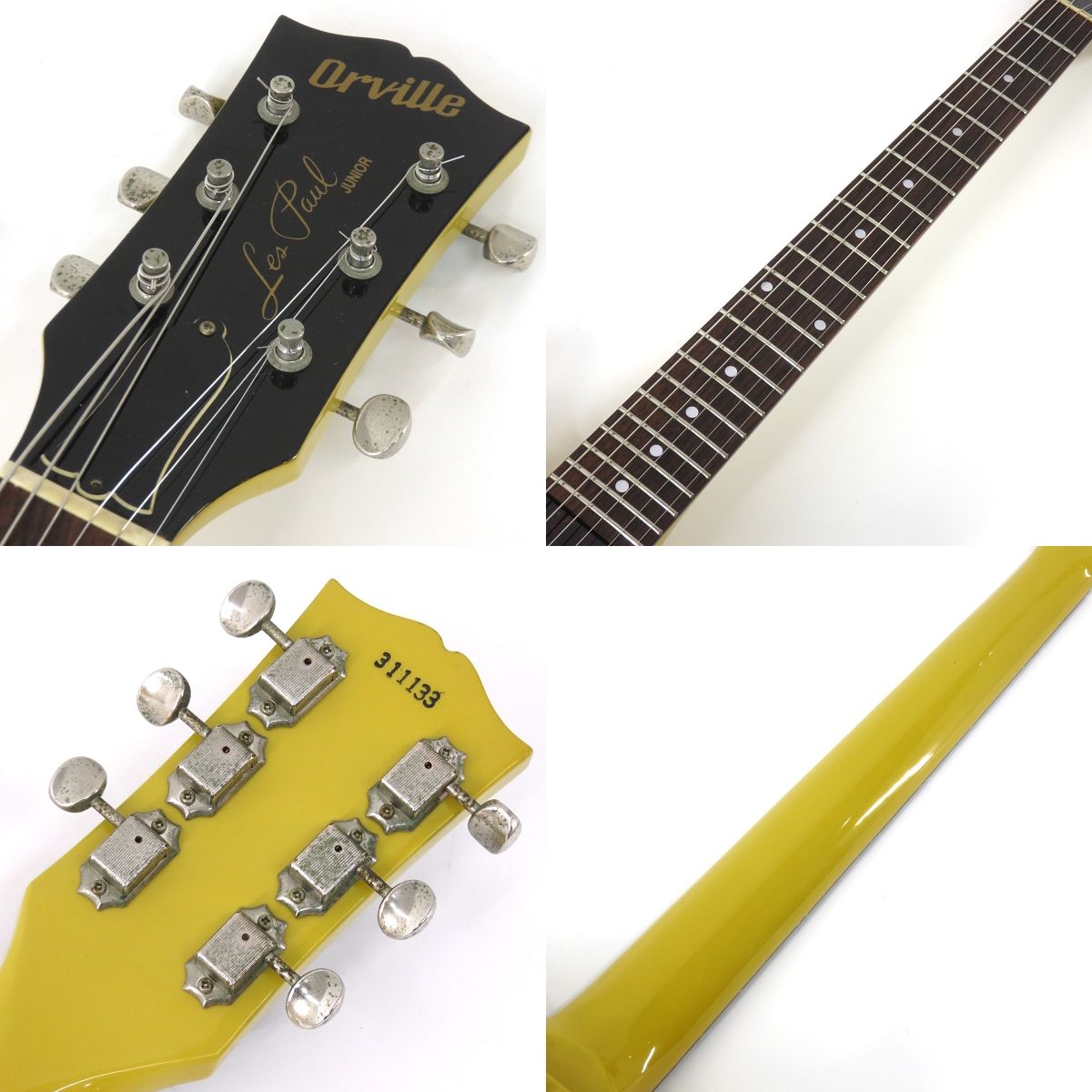 Orville オービル Les Paul Junior Double Cutaway Mod TV Yellow 1993