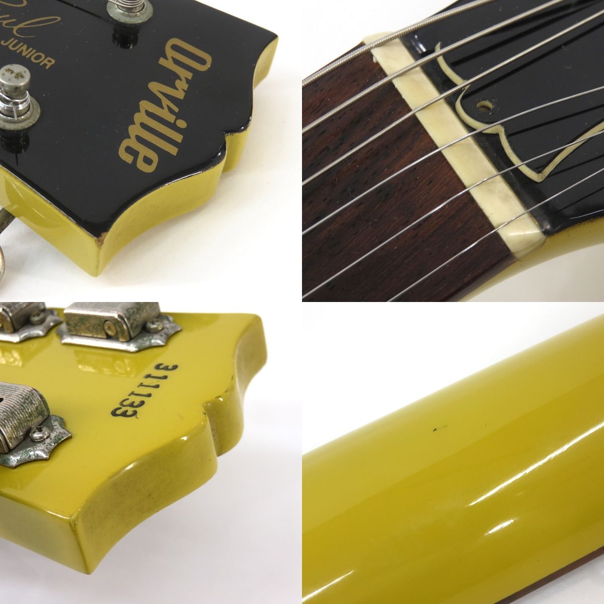 Orville オービル Les Paul Junior Double Cutaway Mod TV Yellow 1993