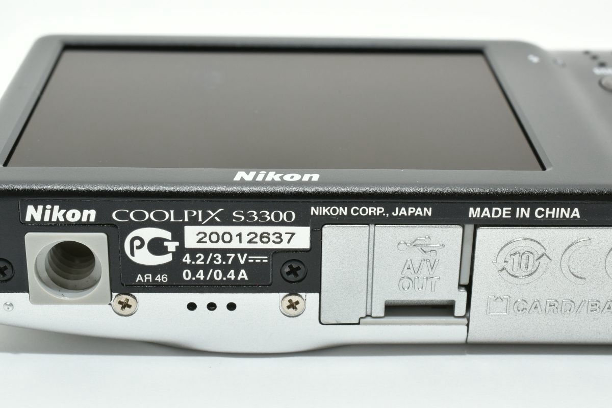 極美品 ｜Nikon COOLPIX S3300 クールピクス デジタルカメラ