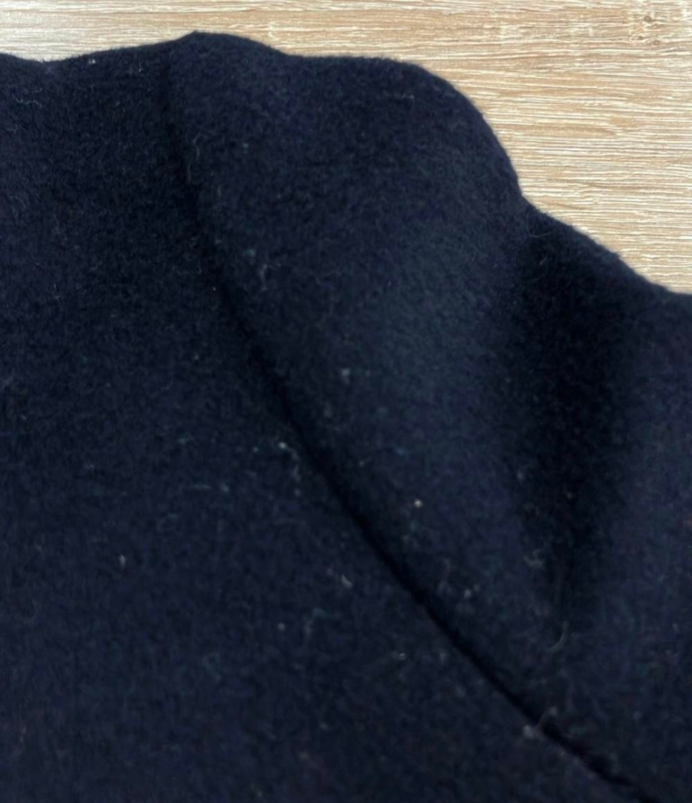 イエナ ウールコート フード付き ダブルジップ 二重織りシャルムフード