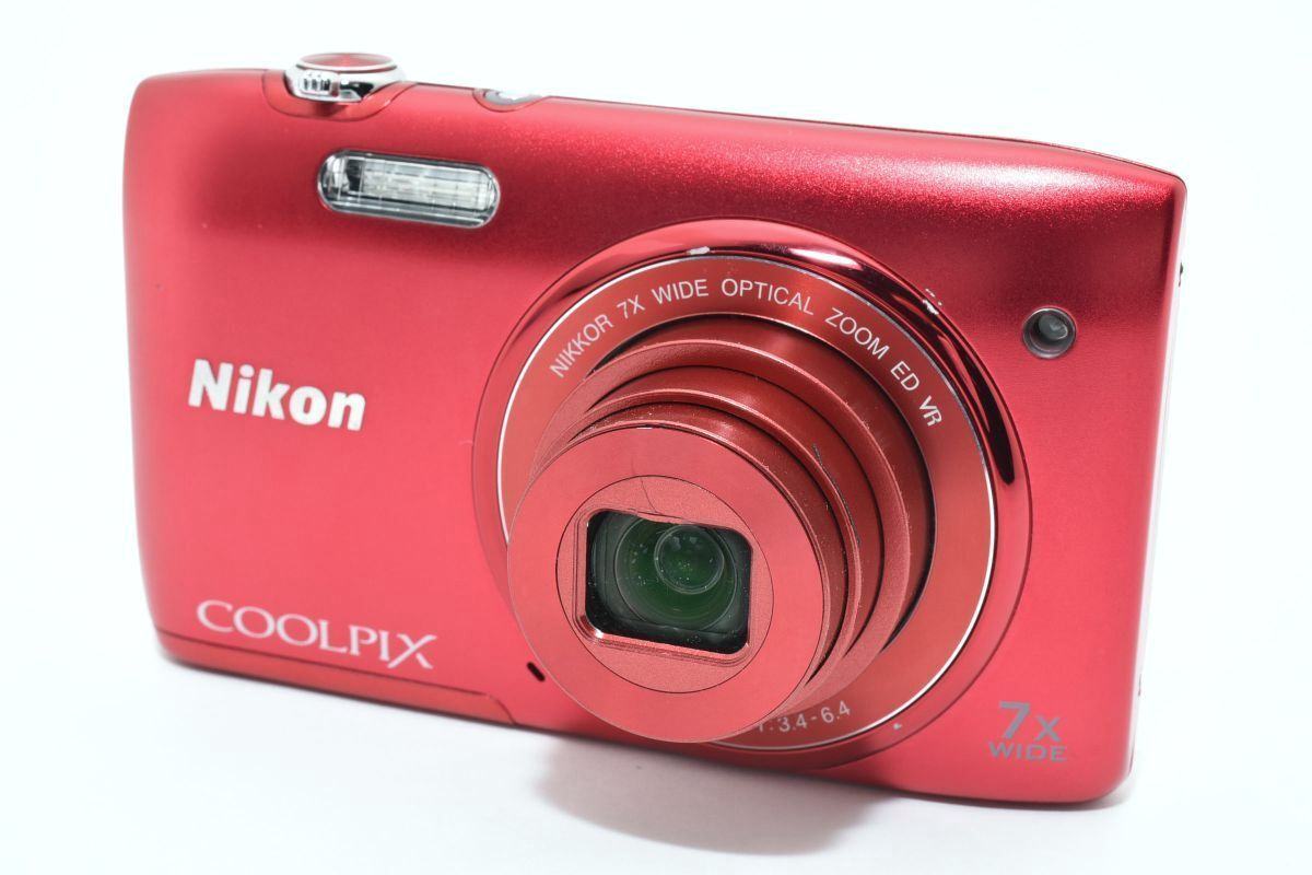 良品｜Nikon COOLPIX S3500 光学7倍ズーム 有効画素数 2005万画素