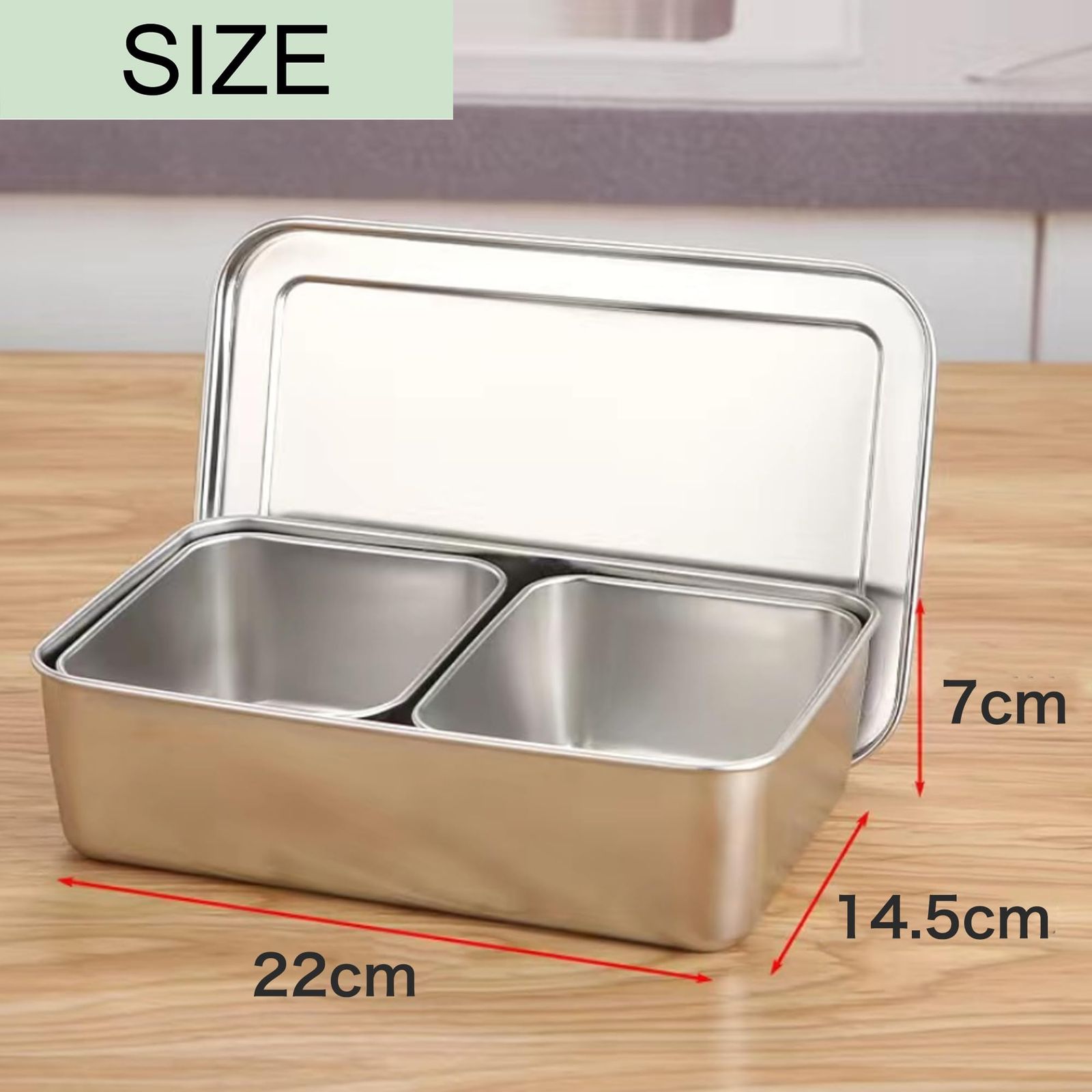 Asdays 薬味入れ ステンレス容器 塩胡椒入れ 調味料入れバット 液体