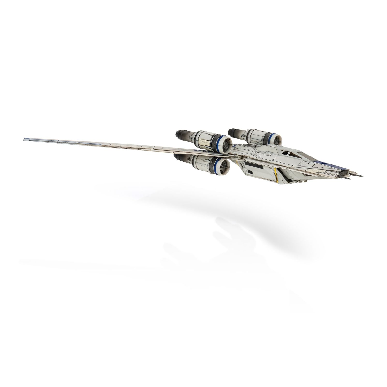 おもちゃ STAR WARS Micro Galaxy Squadron U-Wing Starfighter - 12-Inch Vehicle with Foldout Wings, Troop Bay, Sniper Gun, and Three 1-Inch