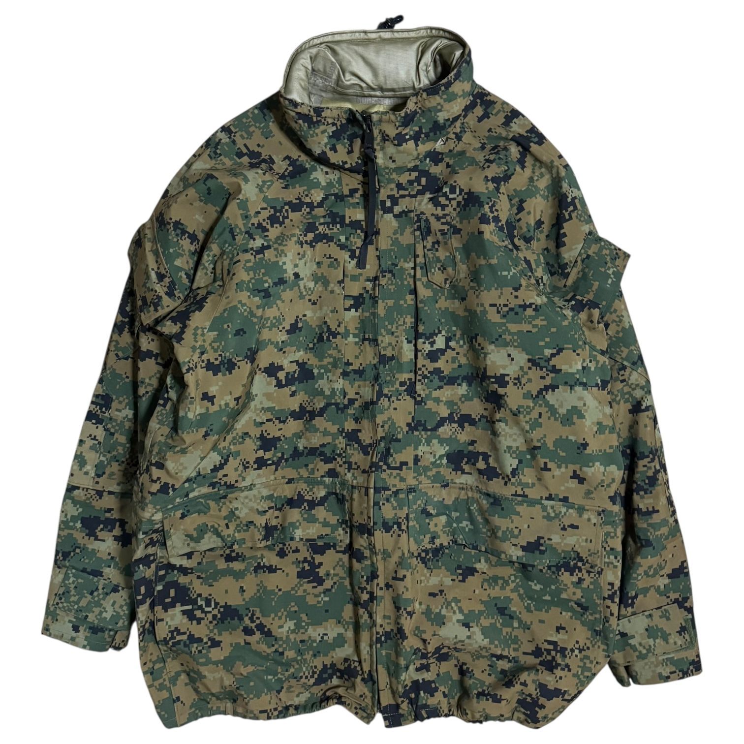 実物放出品】USMC MARPAT デジタル迷彩 GORE-TEX パーカー ミリタリー 