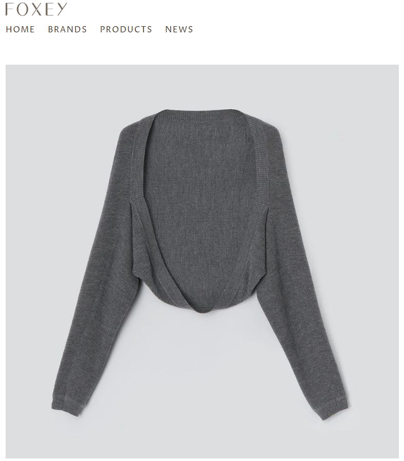 現行品☆未使用級☆FOXEY/フォクシー Bolero(Cassis) ボレロ カシス