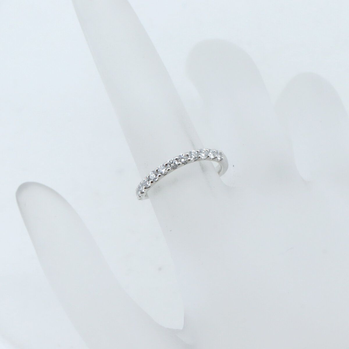 銀座ダイヤモンド シライシ ハーフエタニティ ダイヤモンド リング