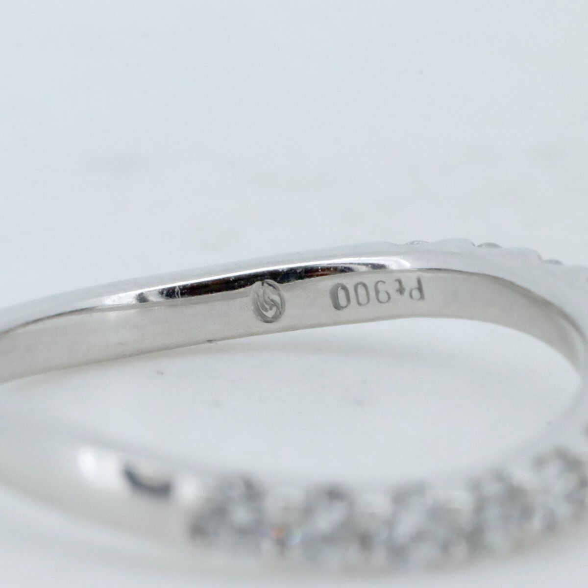 銀座ダイヤモンド シライシ ハーフエタニティ ダイヤモンド リング
