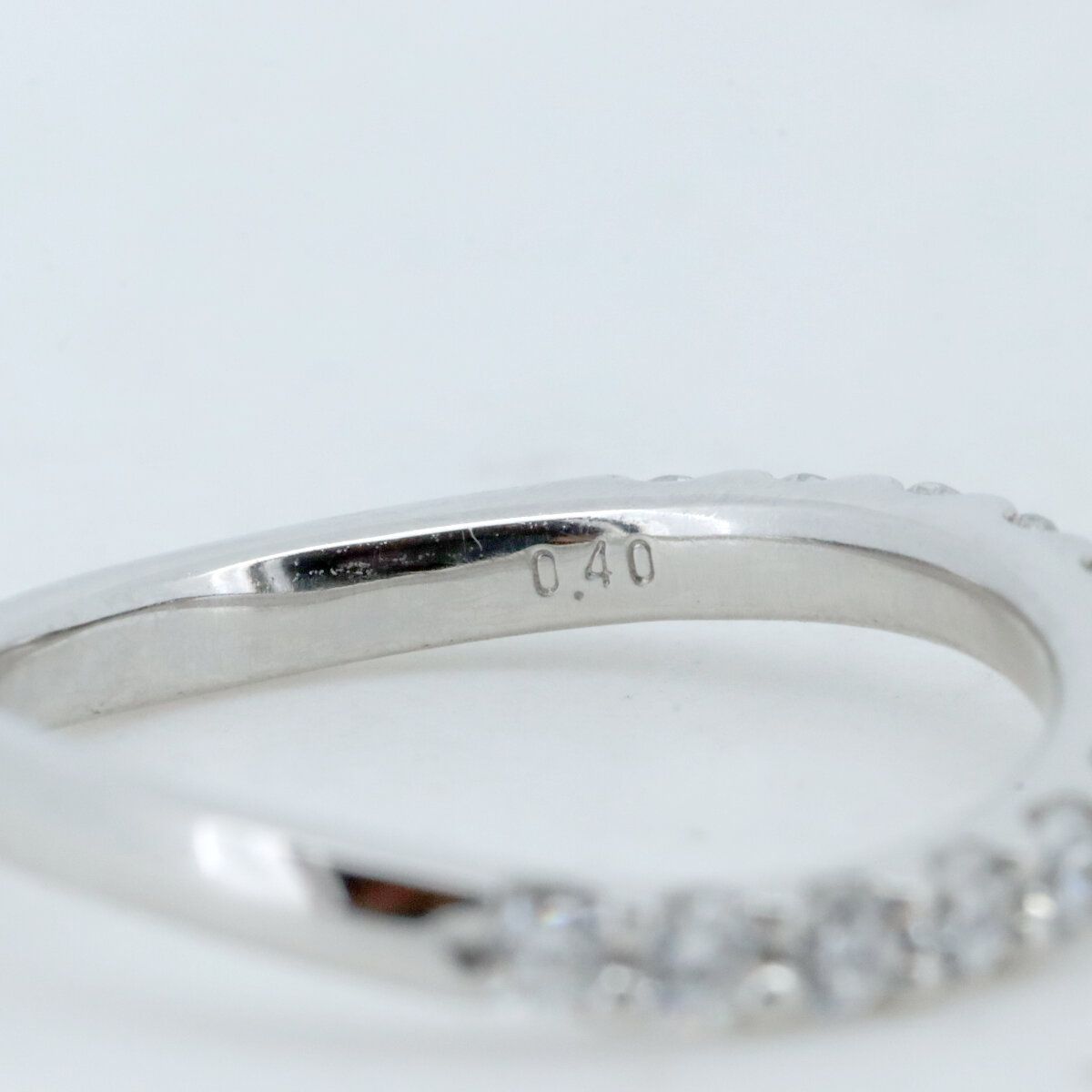 銀座ダイヤモンド シライシ ハーフエタニティ ダイヤモンド リング