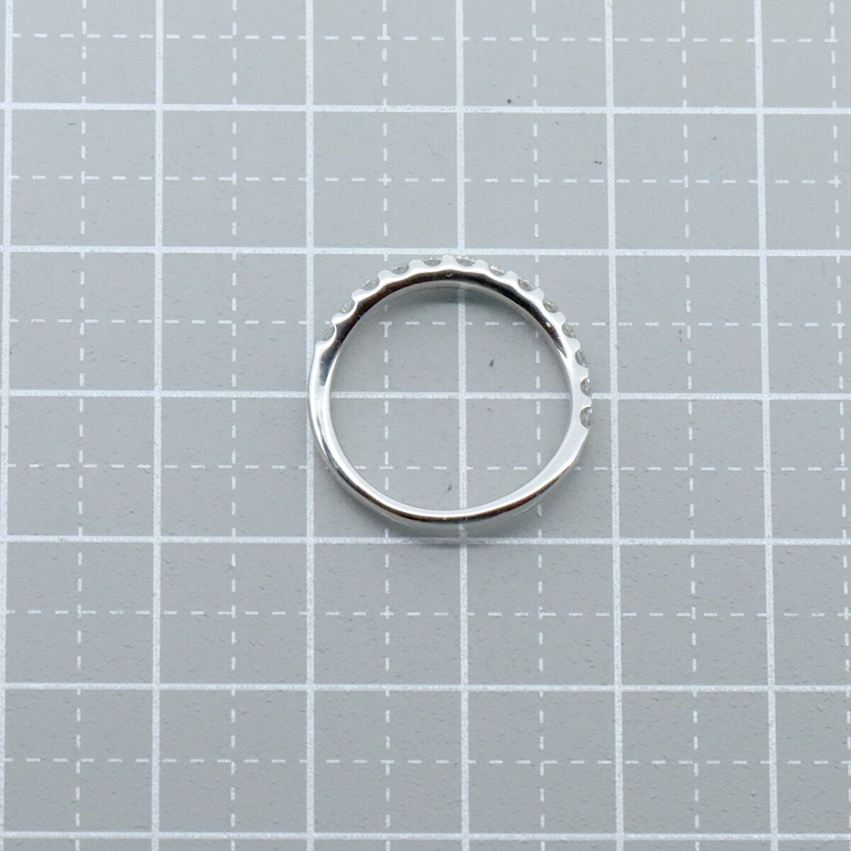 銀座ダイヤモンド シライシ ハーフエタニティ ダイヤモンド リング