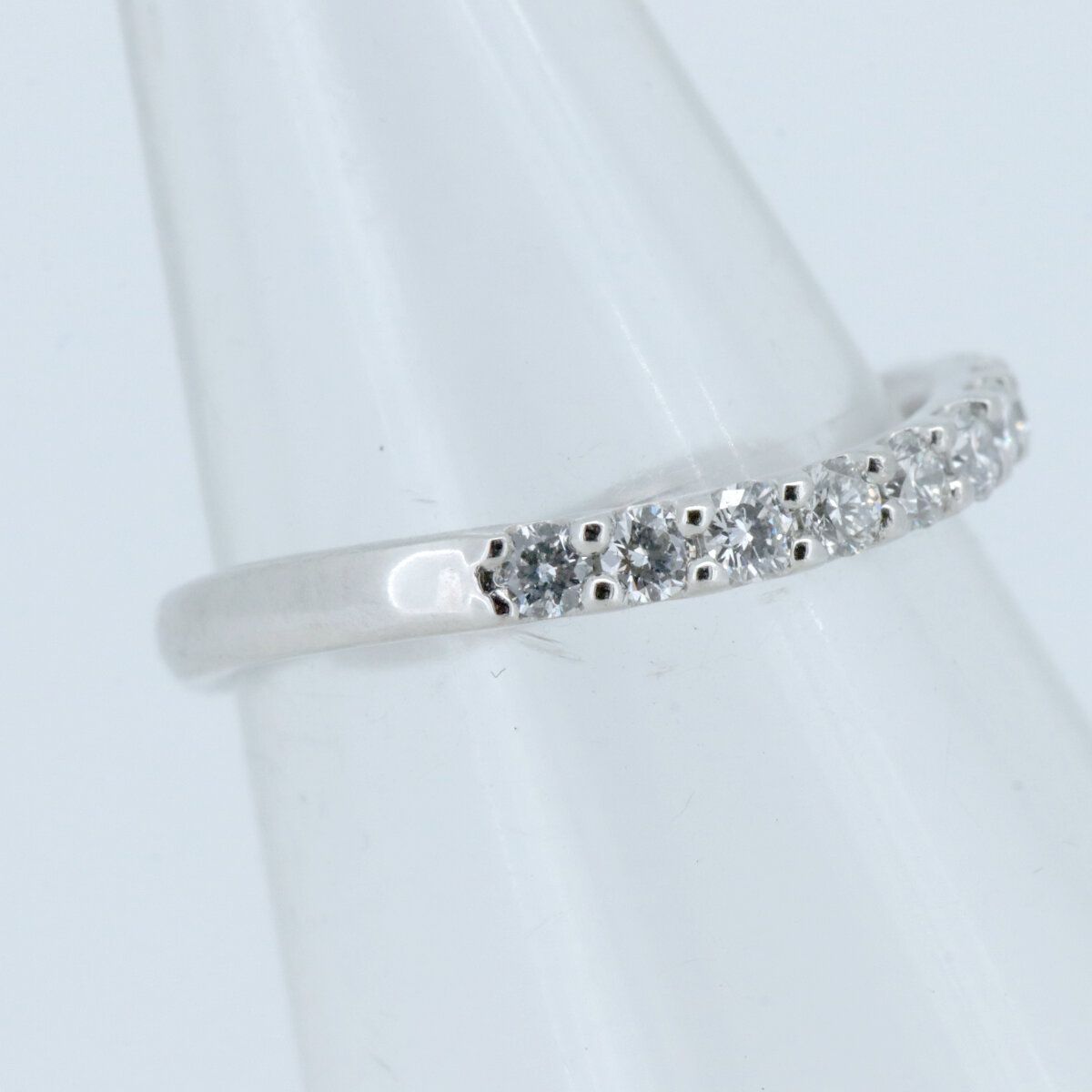 銀座ダイヤモンド シライシ ハーフエタニティ ダイヤモンド リング