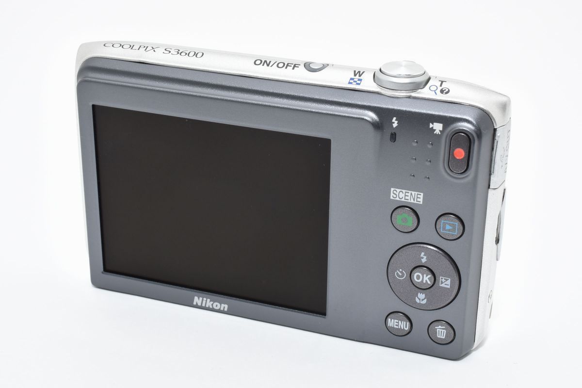 美品｜Nikon COOLPIX S3600 8倍ズーム 2005万画素 クールピクス