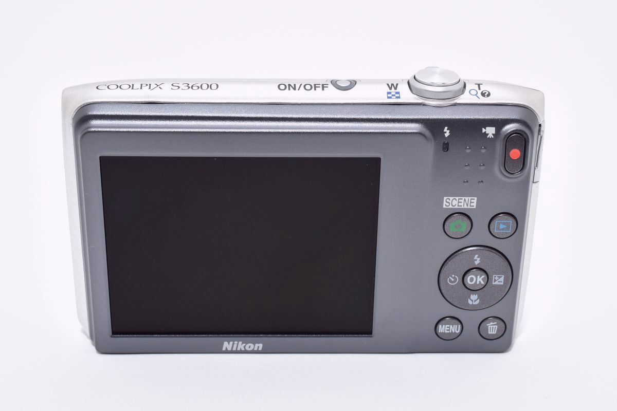 美品｜Nikon COOLPIX S3600 8倍ズーム 2005万画素 クールピクス